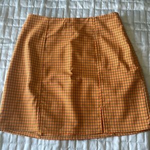 Urban outfitters checkered miniskirt